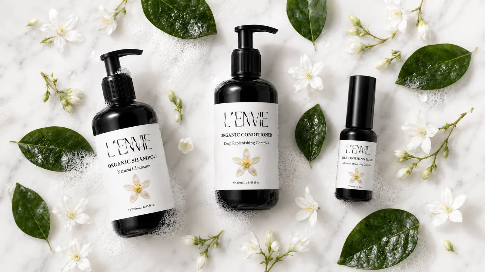 L'ENVIE three-step hair care ritual